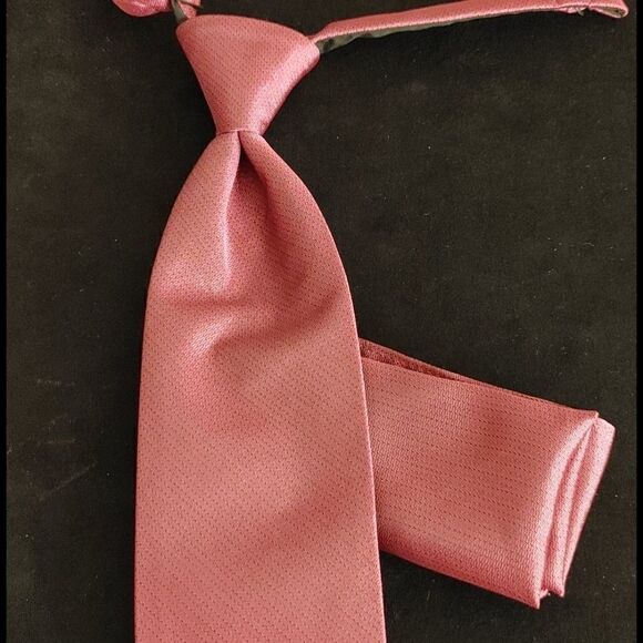 MEN'S LARR BRIO 3 PIECE FORMAL VEST & TIE SET LG - Picture 7 of 9